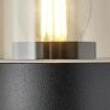 Brilliant Sergioro 96471/63 outdoor wall light black IP44 E27 20.2 cm