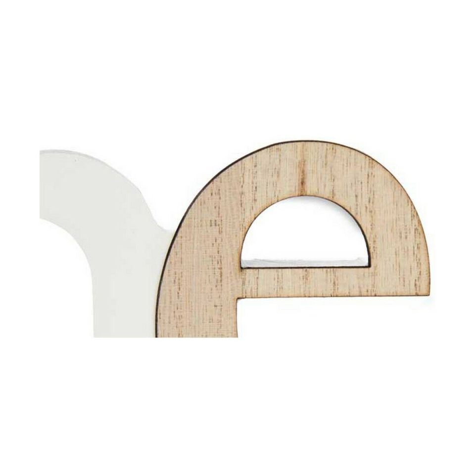 Gift Decor Home MDF fotolijsten wit en bruin 6 stuks