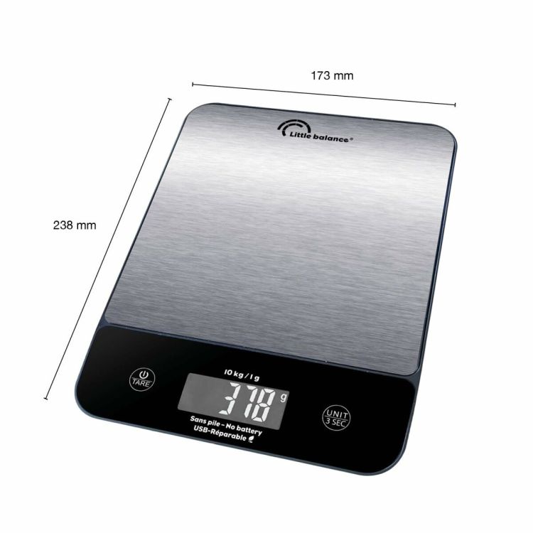 Little Balance 8711 keukenweegschaal 10 kg USB