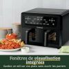 Cuisinart AFD10XBLE AirTwin XXL dual-zone airfryer 10.4L 2400W black