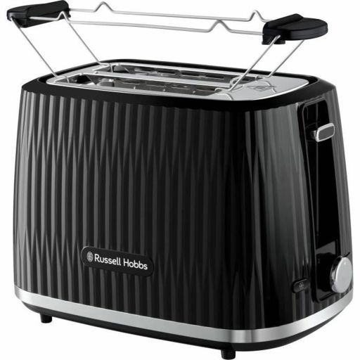 Russell Hobbs Eden 2 snedes broodrooster zwart 800W Russell Hobbs Eden 2 snedes broodrooster zwart 800W