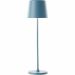 Brilliant Kaami G90939/04 rechargeable LED table lamp light blue IP44 37 cm