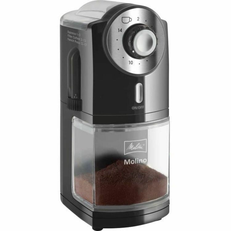 Koffiemolen Melitta 1019-02 Zwart noir 200 g 100 W 1000 W | Huisbest.nl