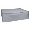 DKD Home Decor table protector cover black/dark gray 200 x 130 x 60 cm