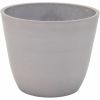 Mega Collections Ecostone Egg bloempot taupe 41 × 33 cm