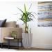 Capi Europe Vaas Elegant Laag Groove NL ivoor 34x34x46 cm