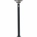 Brilliant Garvina solar staande buitenlamp zwart 85 cm