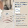 Dr. Oetker Rétro cake/jumping pans 18 and 20 cm with layer cake pans set of 2