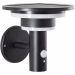 Brilliant Garvina G40405/06 LED solar outdoor wall light black with motion sensor IP44
