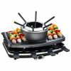 Continental Edison FD12881 raclette/fondue/grill 3-in-1 1100W black