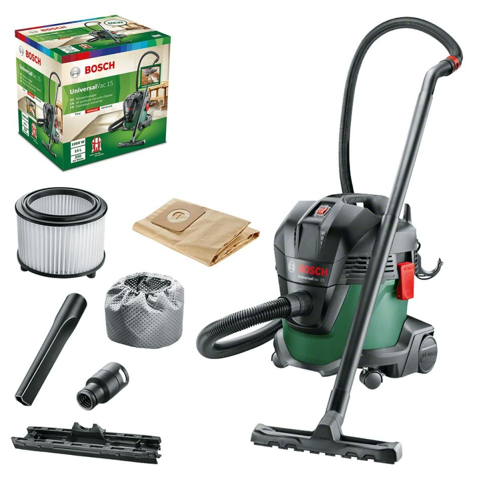 Bosch UniversalVac 15 wet and dry vacuum cleaner 15L 1000W