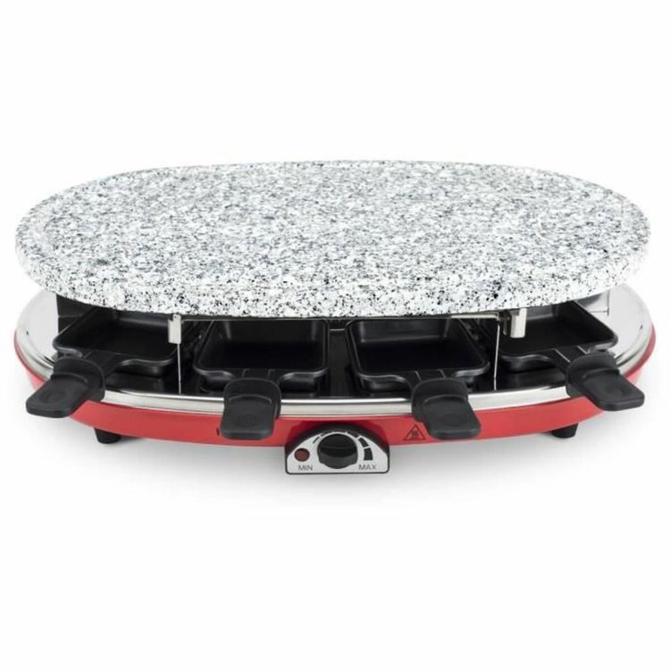 H.Koenig RP418 4-in-1 Raclette/Gourmet Set for 8 People, 1500W