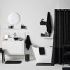 Badset TODAY HOY Zwart Plastic Modern (6 Stuks)
