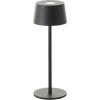 Brilliant Jona G40900/06 rechargeable LED table lamp black IP44 25 cm