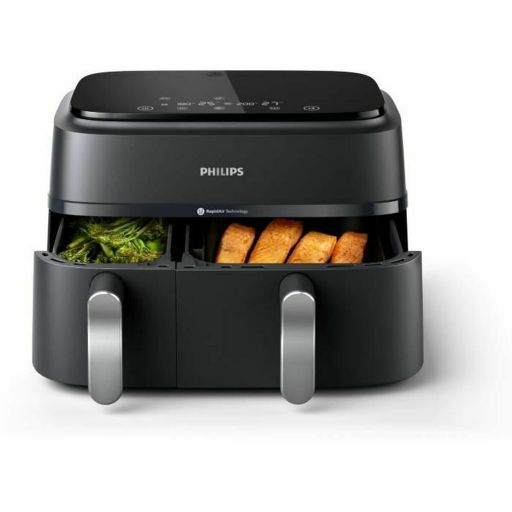 Philips NA351/00 dual basket airfryer 9L black 2750W Philips NA351/00 dual basket airfryer 9L black 2750W