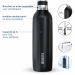 BRITA SodaTRIO stainless steel thermos flask/bottle black large 0.9-1L
