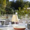 Lumisky Ibiza wireless LED table lamp bamboo IP44