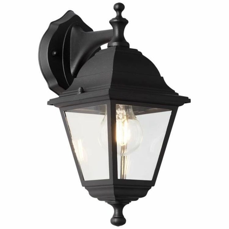 Brilliant Nissie 90992A06 buitenwandlamp zwart IP44 E27 31 cm