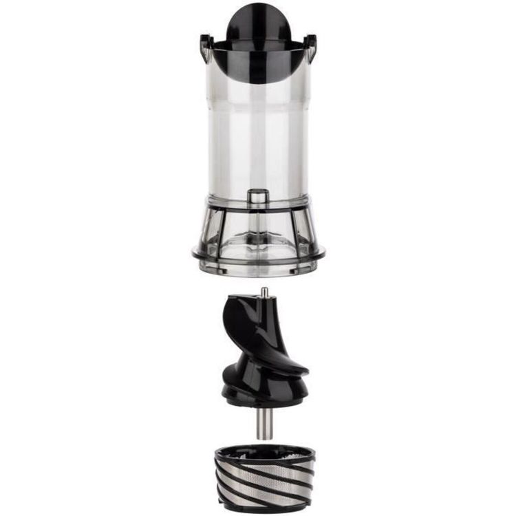H.Koenig GSX16 slowjuicer 0,8L 250W zwart RVS