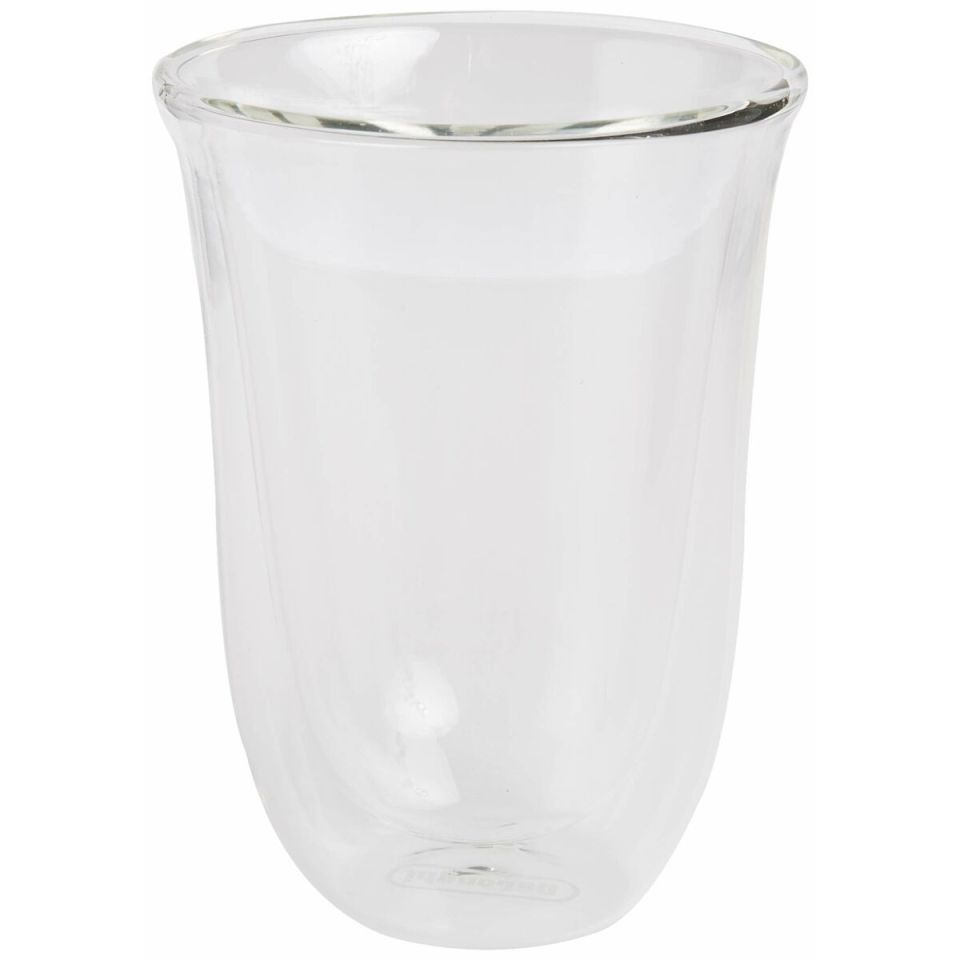 De'Longhi DLSC312 double-walled latte macchiato glasses 330 ml set of 2