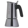 Bialetti New Venus 6-cup moka pot stainless steel silver/black