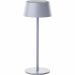 Brilliant Picco G40400/22 rechargeable solar LED table lamp gray IP44 30 cm