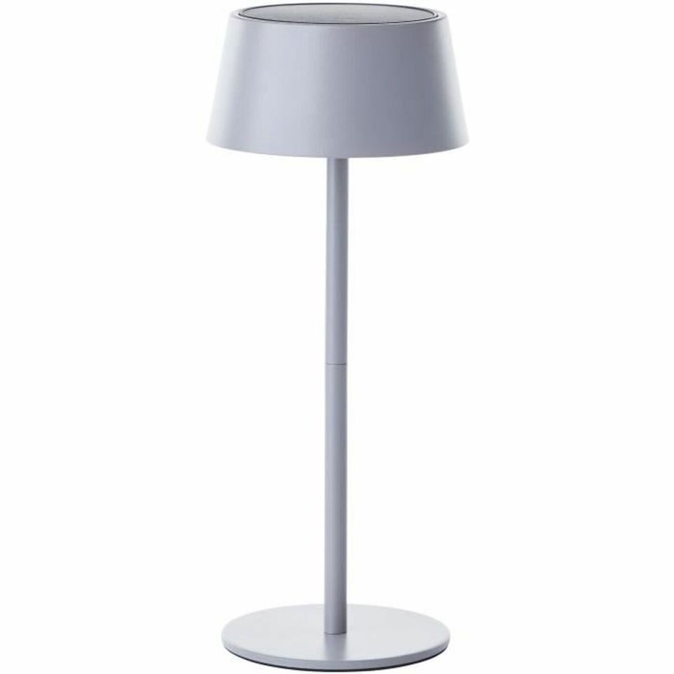 Brilliant Picco G40400/22 rechargeable solar LED table lamp gray IP44 30 cm