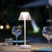 Lumisky Beverly White draadloze LED tafellamp IP44