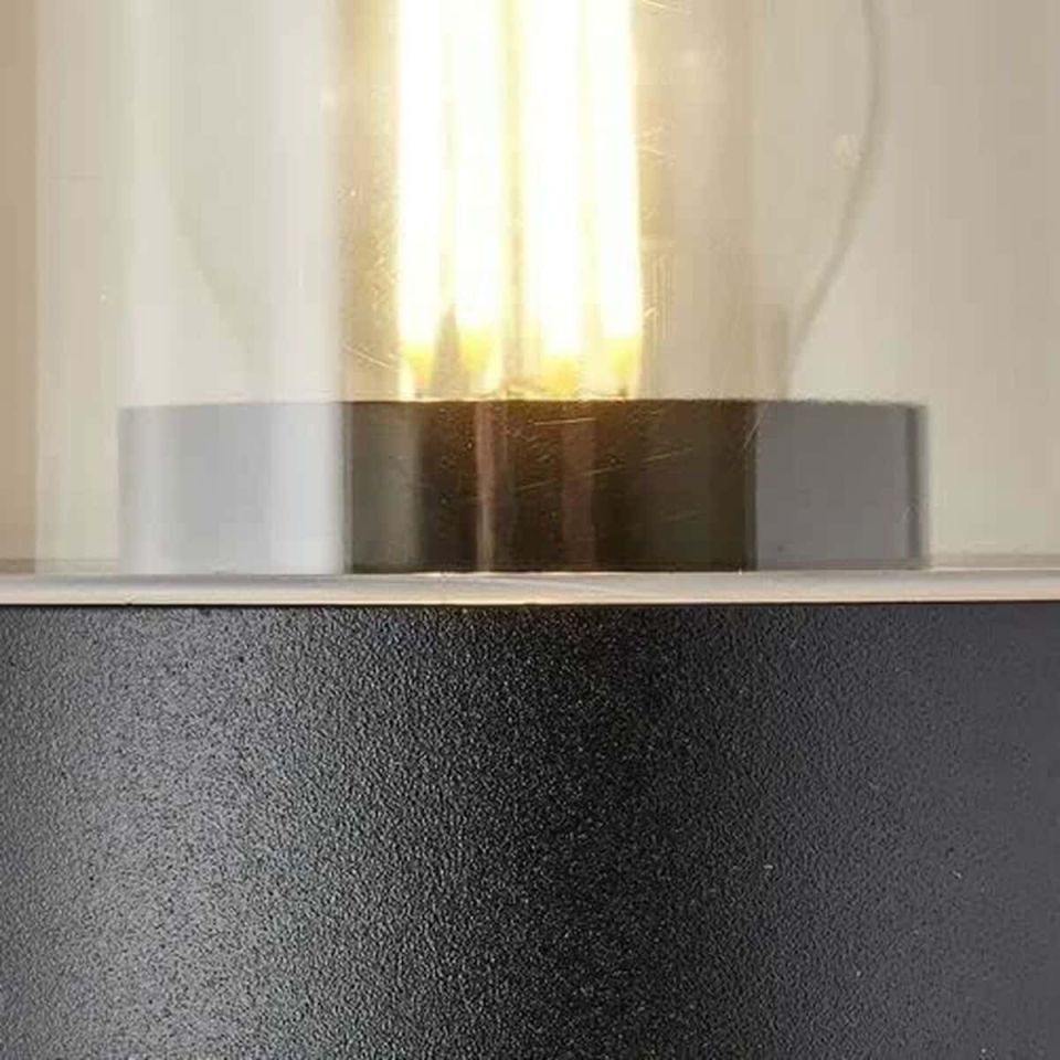 Brilliant Sergioro 96471/63 outdoor wall light black IP44 E27 20.2 cm