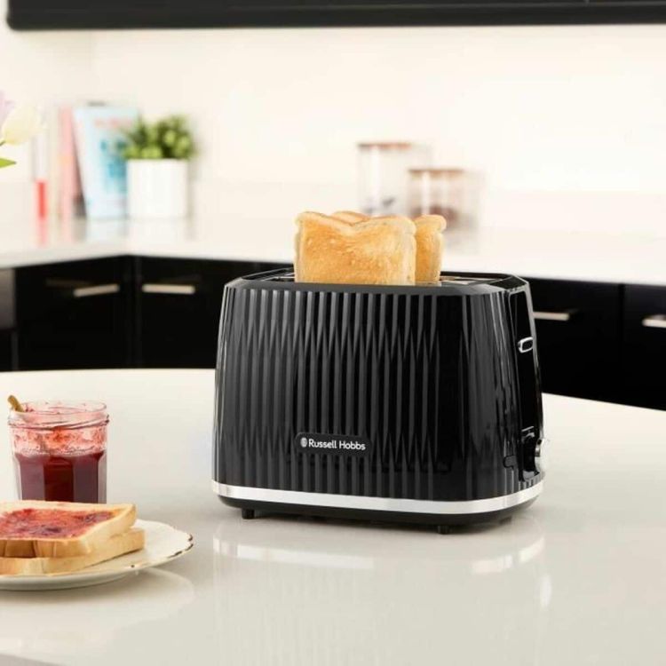 Russell Hobbs Eden 2 snedes broodrooster zwart 800W