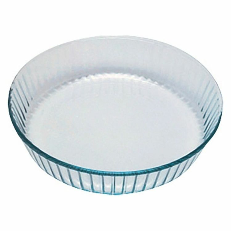 Pyrex Bake & Enjoy glazen geribbelde flanvorm Ø26 cm 2,1L