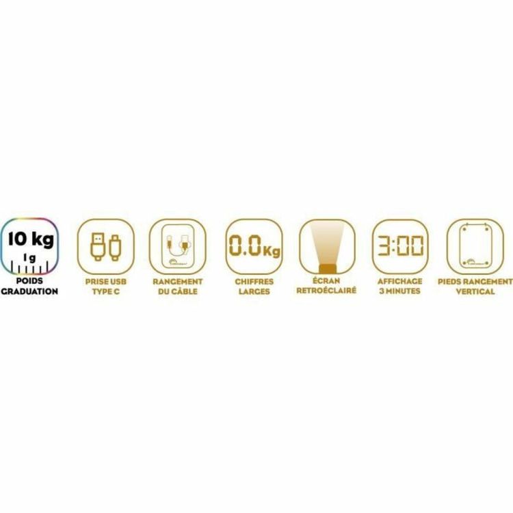 Little Balance 8711 keukenweegschaal 10 kg USB