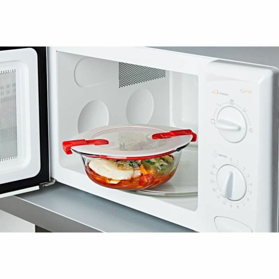 Pyrex Cook & Heat set storage dishes 1L Ø18 with lids (3-piece)