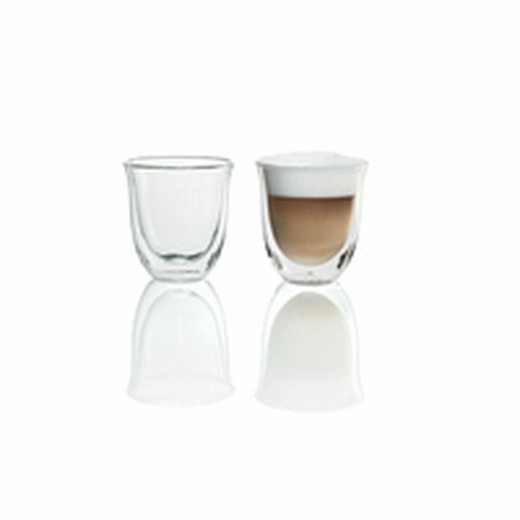 De’Longhi DLSC311 dubbelwandige cappuccinoglazen 270 ml set van 2