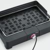 Severin PG8567 Elektrische Grillplaat 2200 W | RVS Zwart