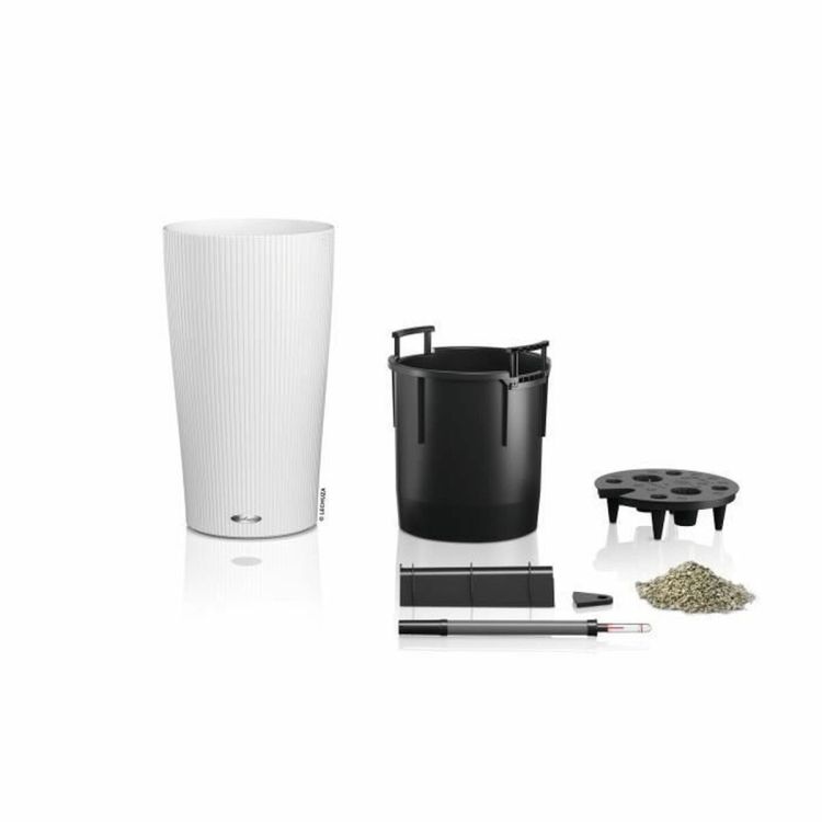 Lechuza CILINDRO Color 23 planter white 5.5L set
