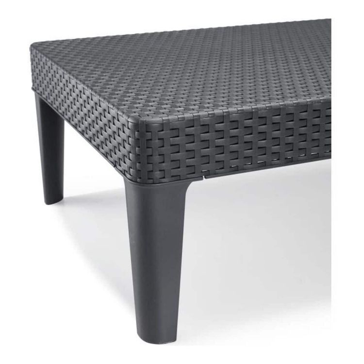 Allibert Jaipur ligstoel grafiet 4 standen 187,5 cm