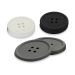 Kinvara silicone glass coasters white/black/gray set of 24 pieces