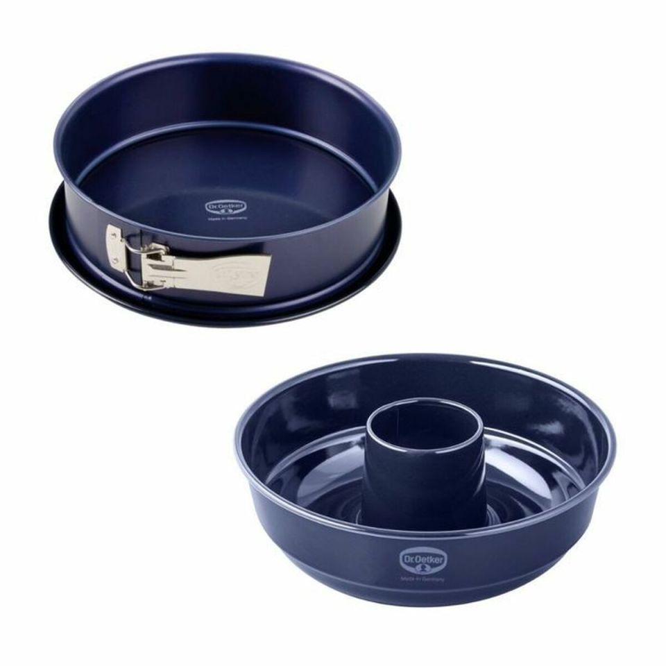 Dr. Oetker Back-Liebe springvorm 26 cm en savarinvorm 26 cm set van 2 stuks