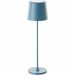 Brilliant Kaami G90939/04 rechargeable LED table lamp light blue IP44 37 cm