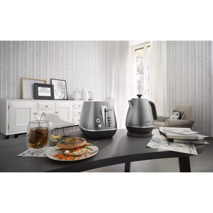 De’Longhi Distinta Flair KBI2001.S waterkoker RVS/zilver 1,7L 2000W