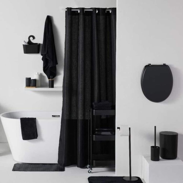 Badset TODAY HOY Zwart Plastic Modern (5 Stuks)