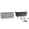 LECHUZA BALCONERA Stone 50 self-watering balcony planter gray