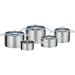 GSW Elegance RVS pannenset inductie zilver 9-delig
