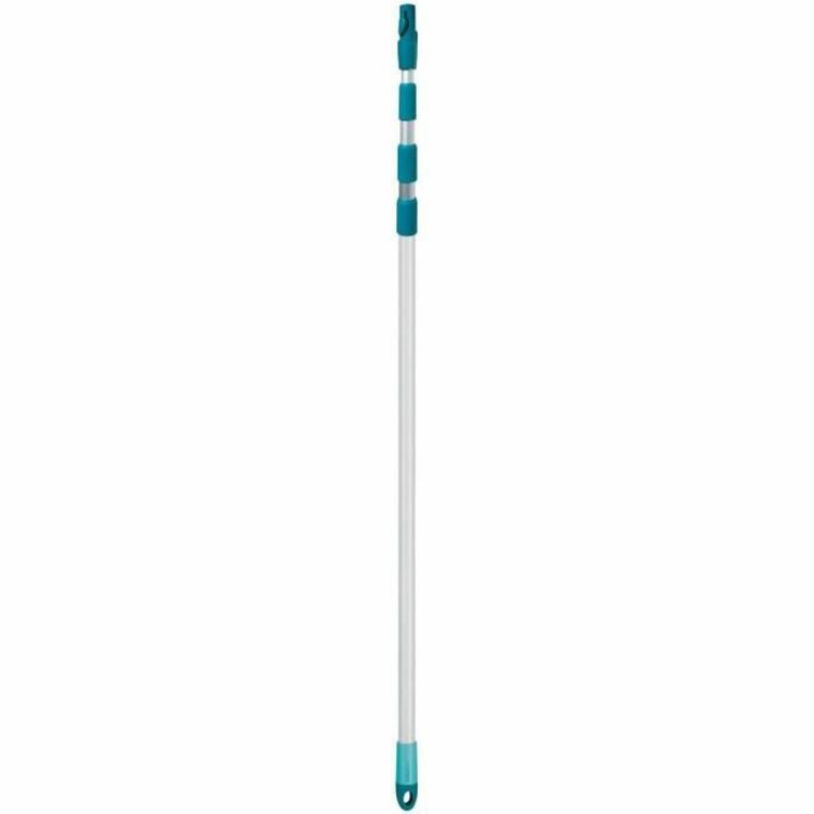 Bezemsteel Leifheit Blauw Metaal Uitschuifbaar | Huisbest.nl