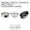 Fackelmann bread baking set with bowl, strainer and bread mold 3-piece