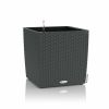 Lechuza CUBE Cottage 30 planter granite set