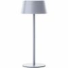 Brilliant Picco G40400/22 rechargeable solar LED table lamp gray IP44 30 cm