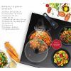 Art & Cuisine AC1824 pannenset 18-delig inductie met afneembaar handvat