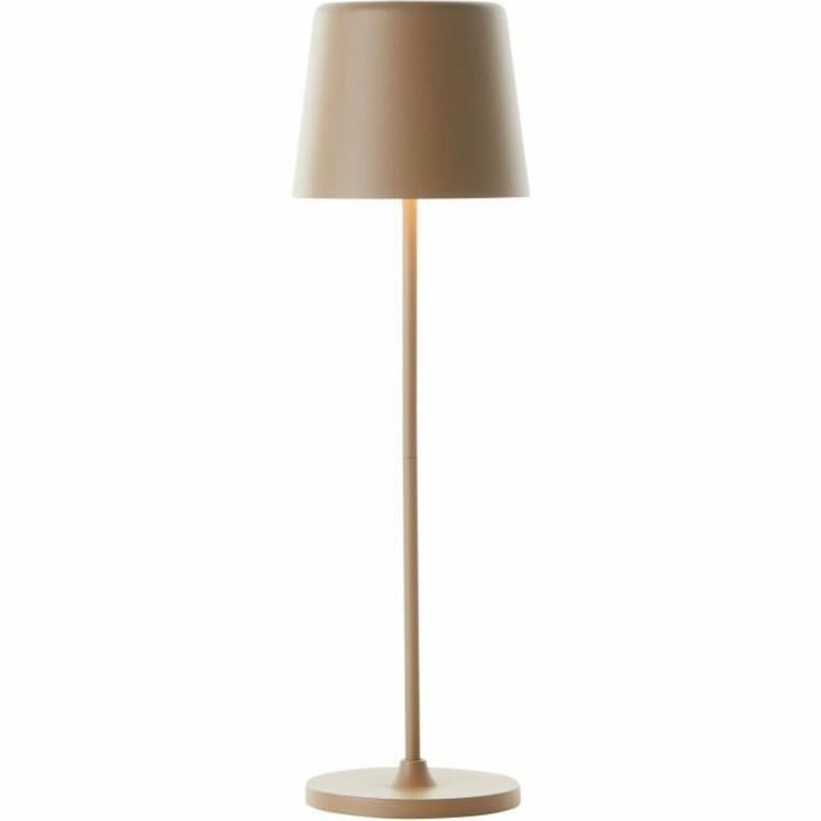 Brilliant Kaami G90939/18 oplaadbare LED tafellamp cappuccino/matgoud IP44 dimbaar